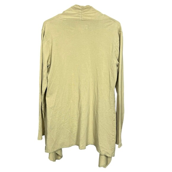 Coolibar Cardigan Women M Beige Sun Wrap UPF 50+ Drape Front Comfy Cover Up - Picture 9 of 11